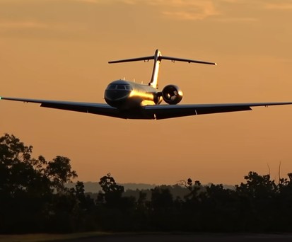 Bombardier Global 7500: Hier fliegt ein Modell mit sieben Meter Spannweite zum ersten Mal.