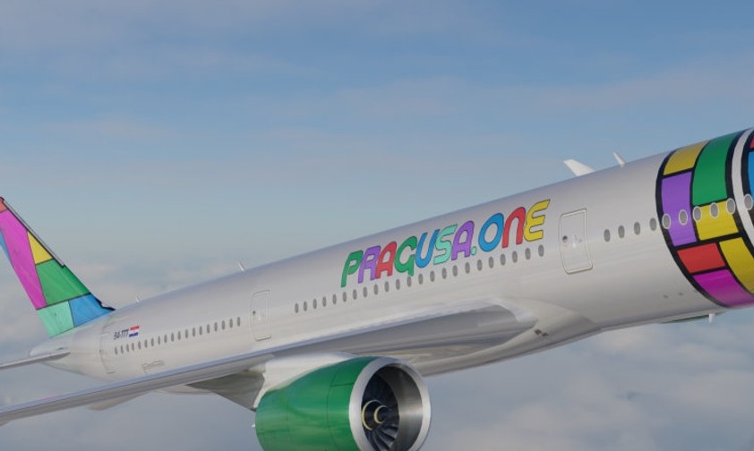 Die Farben von Pragusa.One: Langfristig will die Airline auf den Airbus A350 bauen.