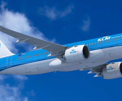 Vorschau auf die von Air France-KLM bestellten Flugzeuge: Airbus A320 Neo von KLM.