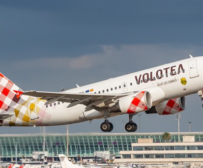 Airbus A319 von Volotea: Die Airline leidet unter den explodierten Treibstoffpreisen.