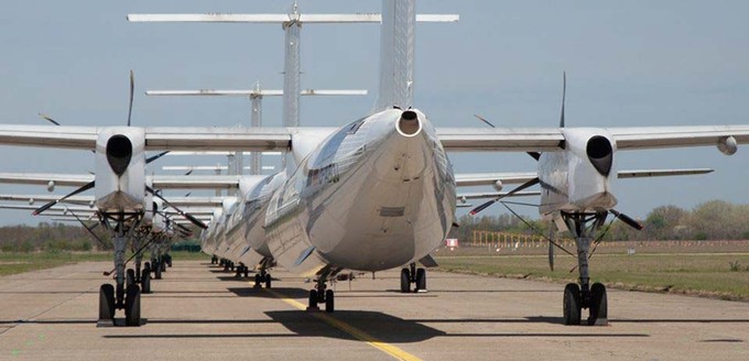 Die ersten Exemplare erreichten den Airport zwischen dem 11. und 13. April. Austrian Airlines' vier Dash 8 erreichten die slowakische Hauptstadt am 20. April