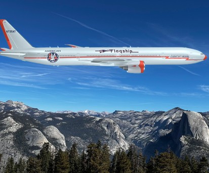 Die Flagship-Lackierung auf der Boeing 777: Ab November live zu sehen.