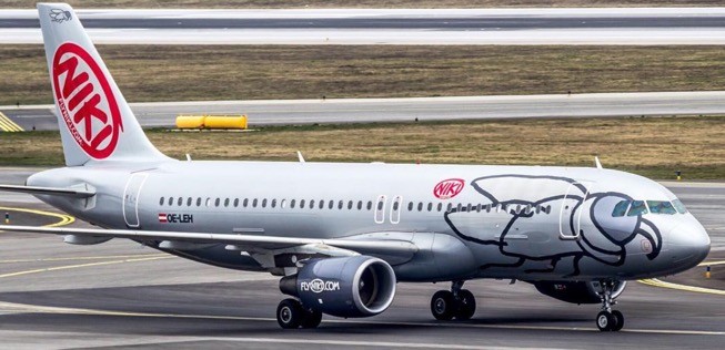 Niki-Flugzeug: Hebt nicht mehr ab.