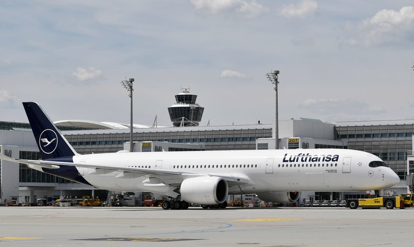 Airbus A350-900 von Lufthansa in München: Nach Berlin-Tegel und zurück.