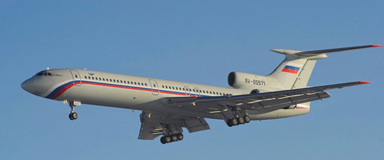 Tupolev Tu-154 der russischen Armee: Ein solches Flugzeug stürzte ab.