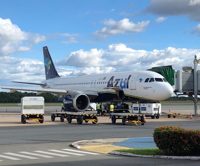 Airbus A320 Neo von Azul am Flughafen São Luis: Die Konzession wird versteigert.