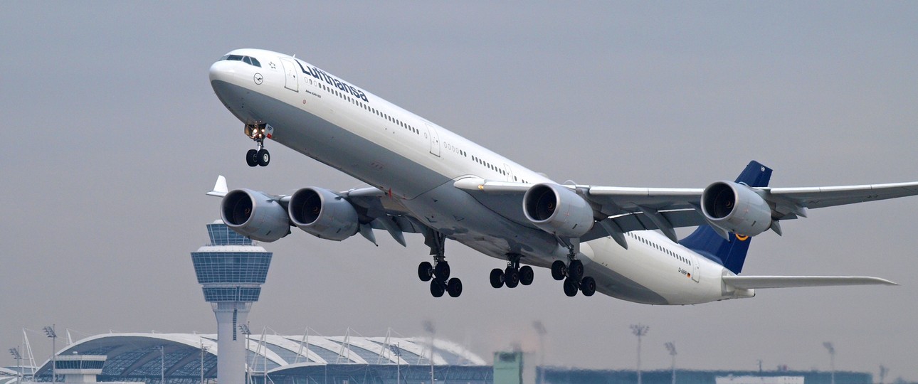 Airbus A340-600 mit dem Kennzeichen D-AIHP (Archivbild): Wird nun zum Ersatzteilspender.