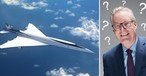 Overture-Entwurf von Boom Supersonic und Delta-Chef Ed Bastian: Viele offene Fragen.