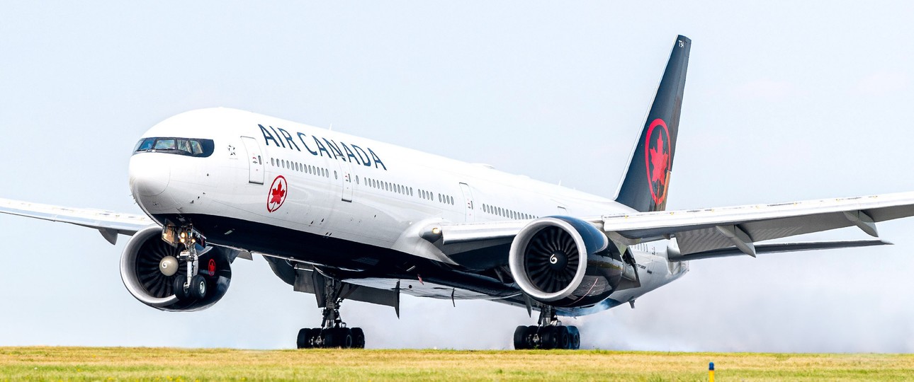 Boeing 777 von Air Canada: Ein Pilot täuschte seinen Arbeitgeber.