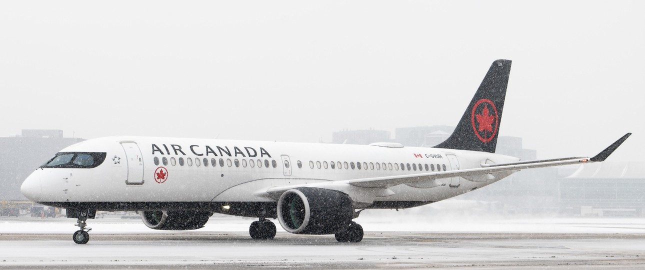 Airbus A220 von Air Canada: Weniger in die USA.