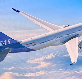 Airbus A330 Neo in den Farben von SAS: Ermöglichen neue Ziele.