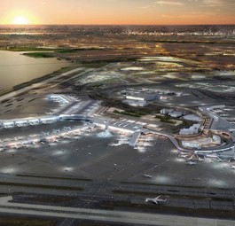 Visualisierung: So soll der Airport JFK künftig aussehen.