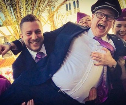 Crew von Wow Air in Los Angeles: Die Airline baut ein Busines-Angebot auf.