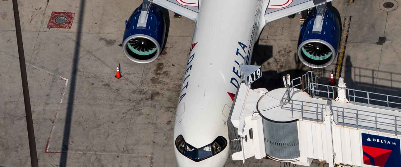 Airbus A321 Neo von Delta Airlines: Die Fluglinie will einige Flugzeuge temporär mit einer großen Business Class ausstatten, die Delta First nennt.