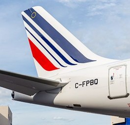 Der erste Airbus A220-300 für Air France: Hier zu sehen mit Testkennzeichen.