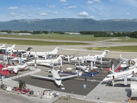 «Static display» an der Ebace 2017: In jedem Jahr das Highlight der Messe.