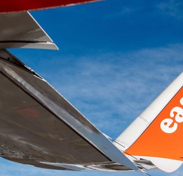 Flügelspitze eines Airbus A320 Neo von Easyjet: Die Airline ordert.