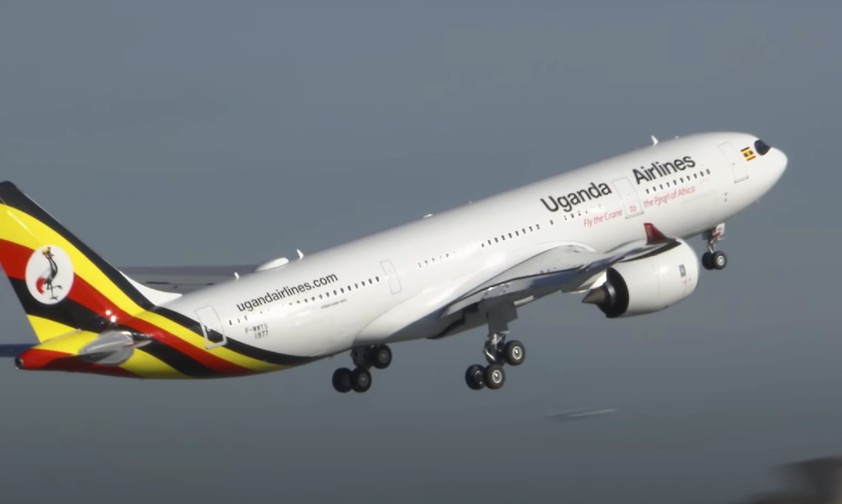 Einer der beiden Airbus A330-800 von Uganda Airlines: Die Fluglinie ...