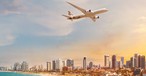 Werbemotiv von Etihad für Israel: Erster Flug nach Tel Aviv.