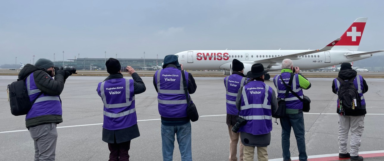 WEF Vorfeldtour am Flughafen Zürich