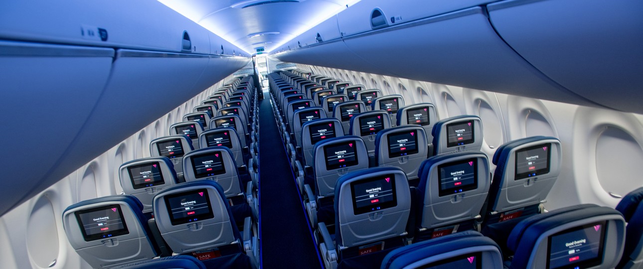 Übersicht: Delta setzt wie alle anderen drei Betreiber des Airbus A220 hinten auf eine 2-3-Konfiguration.