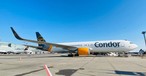 Condor flog mit Boeing 767 mehrmals für das britische Militär zwischen Birmingham und Dubai.