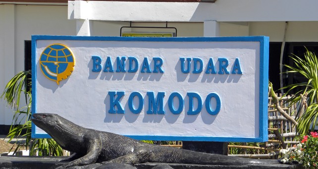 Flughafen Komodo: Nur eingeschränkt nutzbar. 