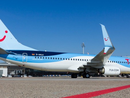 Eine Boeing 737-800 von Tuifly in Hannover: Zwei solcher Jets wurden beschädigt.