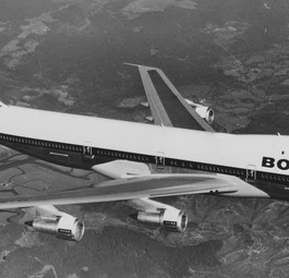 Historische Aufnahme: Mit dieser Bemalung hob Boac zwischen 1964 und 1974 ab.