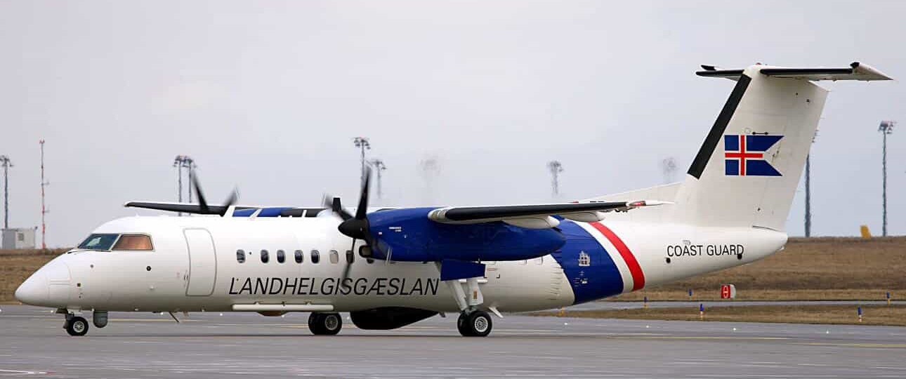 Die TF-SIF am Flughafen Leipzig/Halle: Ein rarer Anblick.