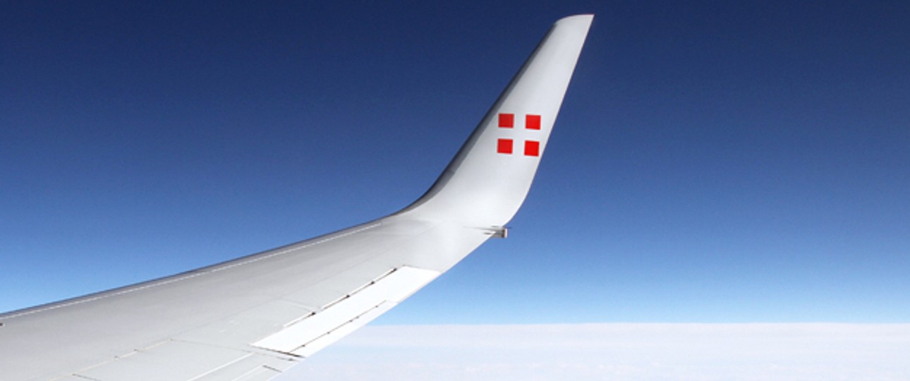 Blick aus Privatair-Maschine: Derzeit nur am Boden möglich.