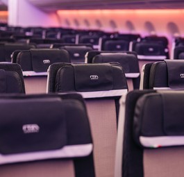 Die Economy Class im neuen Airbus A350 von ITA Airways.