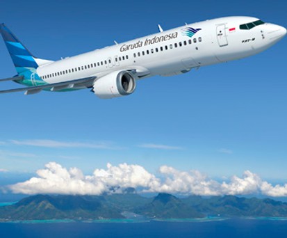 Boeing 737 Max-8 in den Farben von Garuda: Die Airline setzt seit jeher auf das Modell.