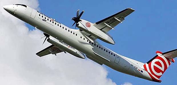 Dash 8 von Eurolot: Fliegen bald nicht mehr.
