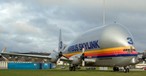 Super Guppy: Ein Exemplar ist bei Airbus in Hamburg ausgestellt.