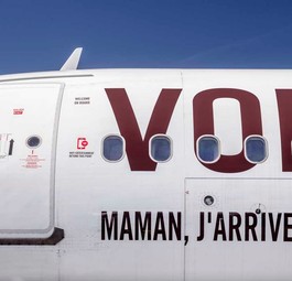 «Maman, J'arrive» («Mama, ich komme an): Für die Passagiere des Volotea-Fluges dauerte es etwas länger, bis sie das sagen konnten.
