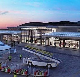 St Helena Airport: Anfang 2016 soll er eröffnet werden.