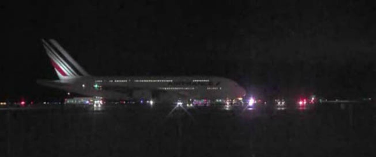 A380 von Air France: Musste ungeplant zwischenlanden.
