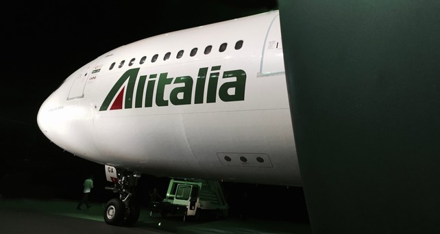 Airbus A330 vonAlitalia: Die marke bleibt weitgehend in der Schublade