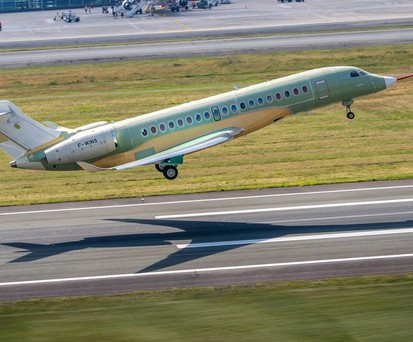 Dassault Falcon 10X: Der Jet ist am 19. Juni das erste Mal geflogen.