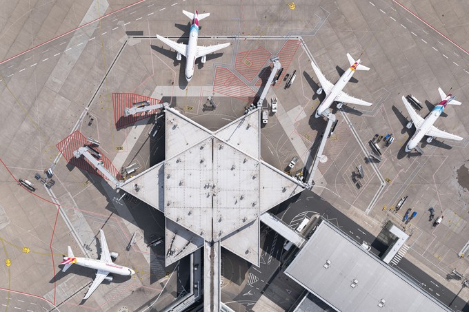 Unverkennbares Terminal: Auch in Köln war Tom Hegen unterwegs, leicht zu erkennen am sechseckigen Terminal.