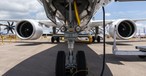 Fahrwerk eines Airbus A220: Bald für Croatia Airlines unterwegs.