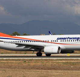 Boeing 737-800 von Smartwings: Ein Jet wie dieser flog lange mit einem Motor.