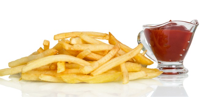 Pommes: Der Ketchup musste mit einer Boeing 747 hergeflogen werden.