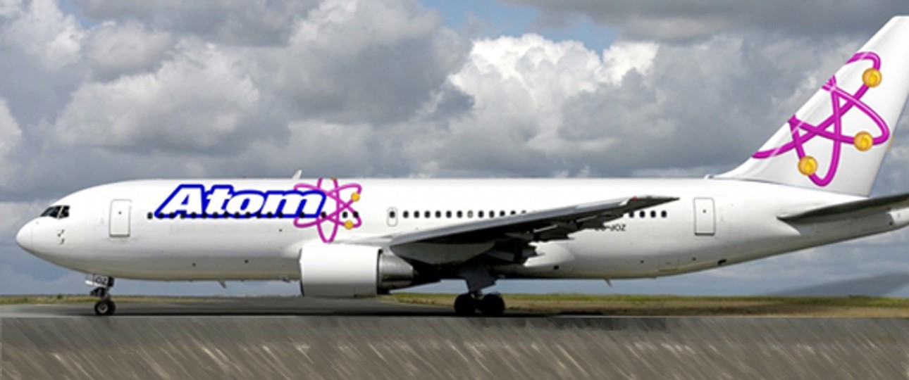 So präsentiert sich Atom Airways auf Facebook: Am 12. Oktober soll es losgehen.