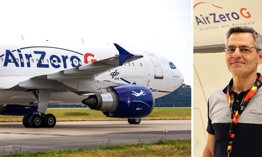 Thierry Gharib: «Airbus ist einmal Parabeln mit einem A380 geflogen, um zu zeigen, dass es möglich ist. Das war Fabelhaft.»