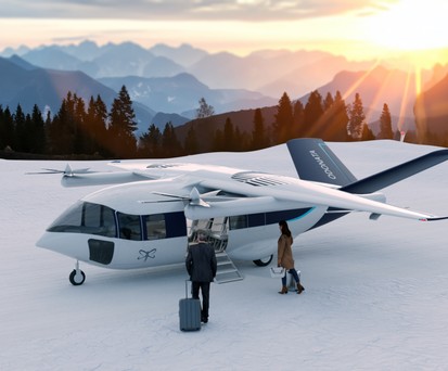 Der Flieger von Odonata: Soll auch umweltschonende Tourismusflüge möglich machen.