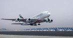 Airbus A380 von Emirates in Dubai: Schneller Aufstieg zur Nummer eins.