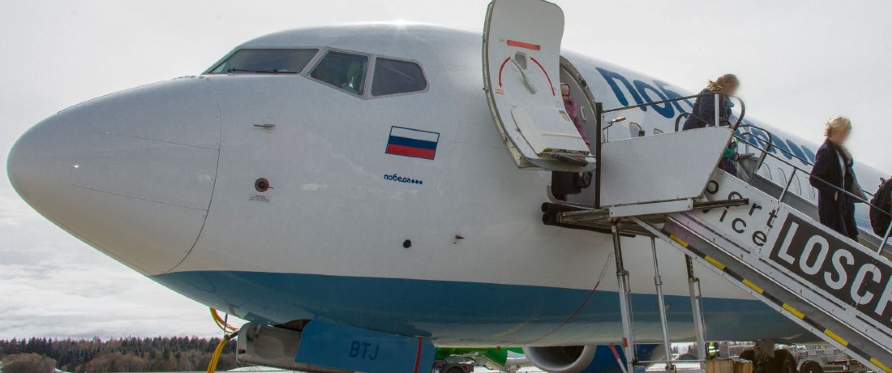 Boeing 737 von Pobeda: Die Airline wollte sich gegen Betrug schützen. 