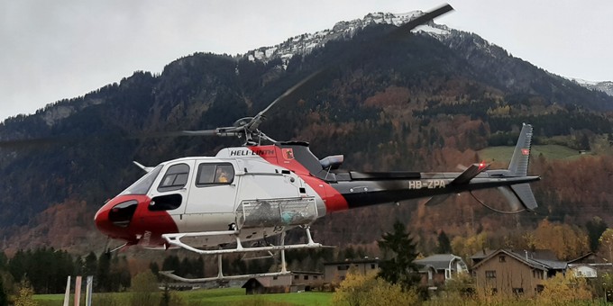 In rund anderthalb Minuten geht es hoch nach Braunwald.